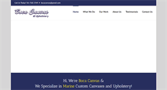 Desktop Screenshot of bocacanvas.com